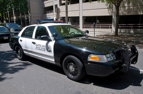 Santa Ana Police Car